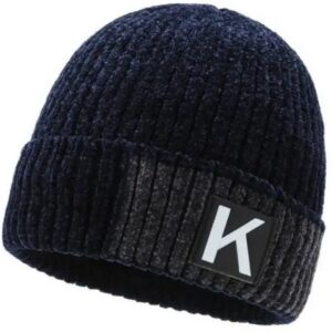 Evanden Self Design, Solid, Woven, Embellished Beanie Cap